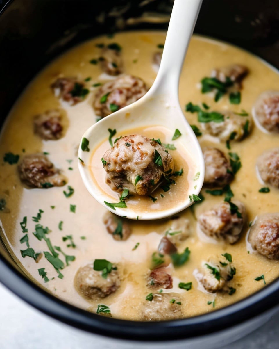 Crockpot Swedish Meatballs (From Scratch!) Recipe