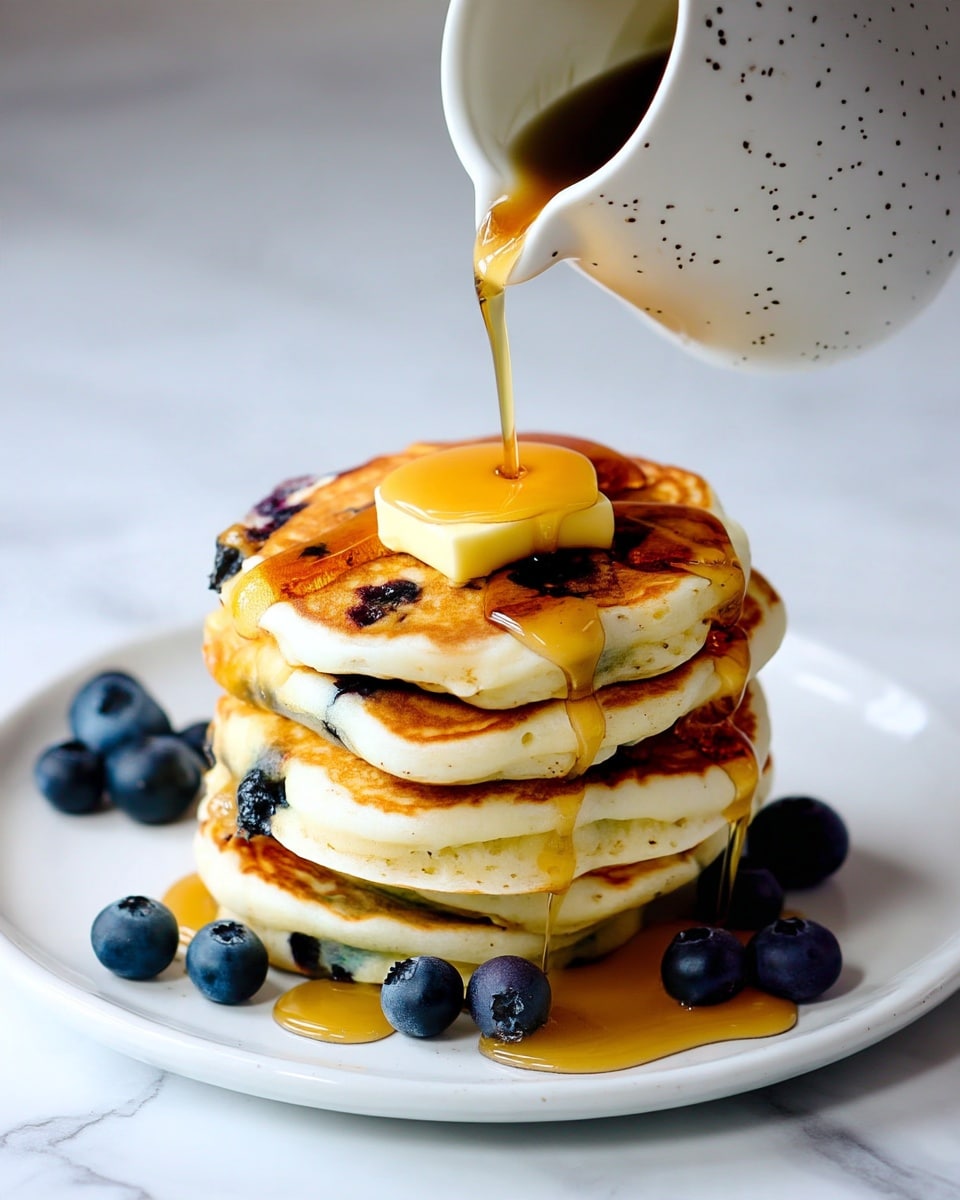 Blueberry Buttermilk Pancakes Recipe