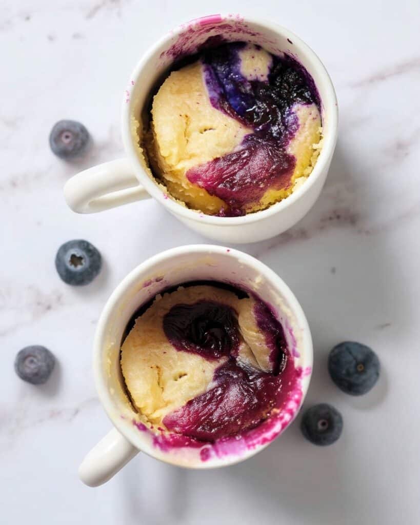 Blueberry Muffin in a Mug Recipe